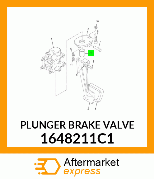 PLUNGER BRAKE VALVE 1648211C1