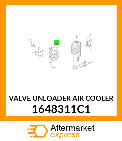 VALVE UNLOADER AIR COOLER 1648311C1