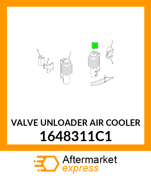 VALVE UNLOADER AIR COOLER 1648311C1