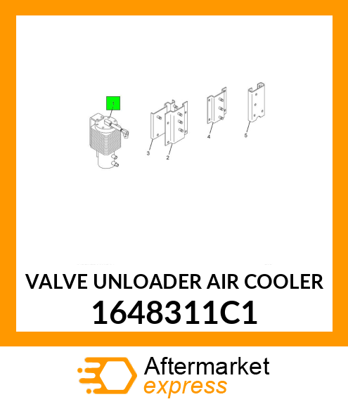 VALVE UNLOADER AIR COOLER 1648311C1