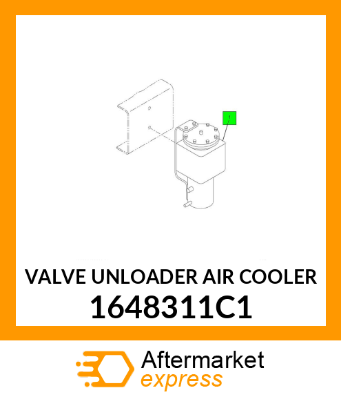 VALVE UNLOADER AIR COOLER 1648311C1