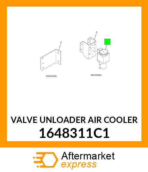 VALVE UNLOADER AIR COOLER 1648311C1