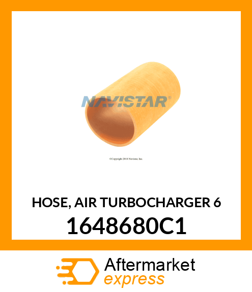 HOSE, AIR TURBOCHARGER 6" 1648680C1