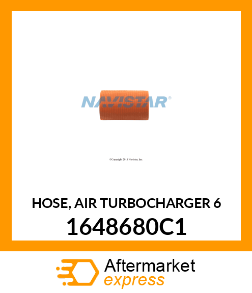 HOSE, AIR TURBOCHARGER 6" 1648680C1