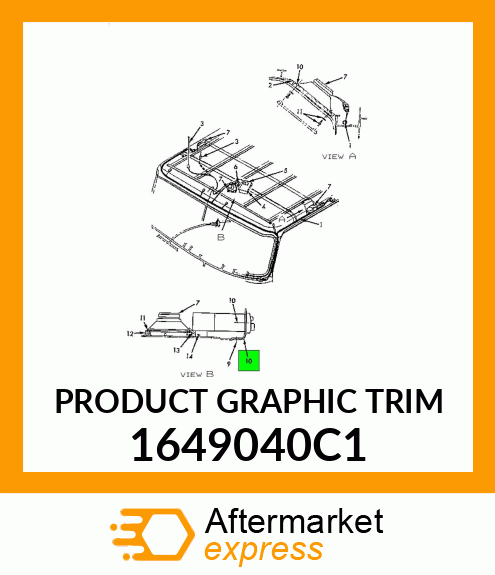 PRODUCT GRAPHIC TRIM 1649040C1