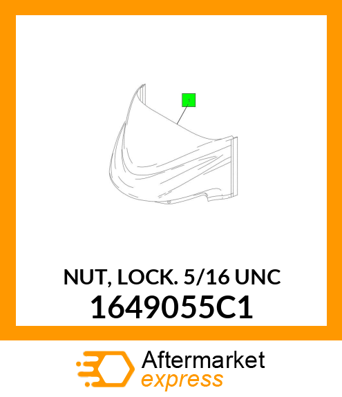 NUT, LOCK 5/16" UNC 1649055C1