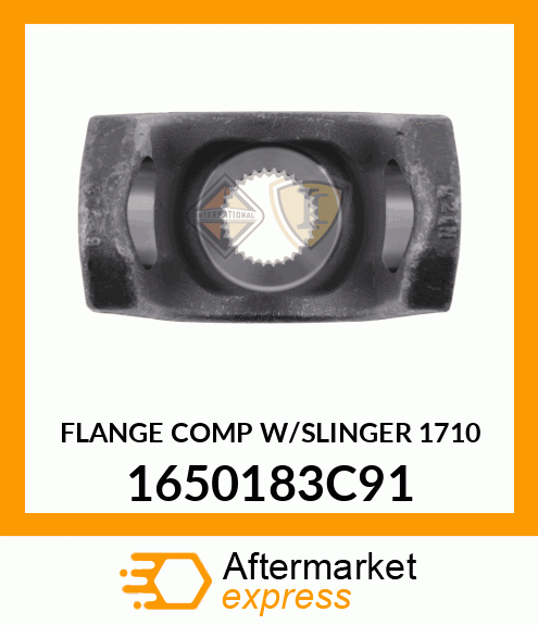 FLANGE COMP W/SLINGER 1710 1650183C91