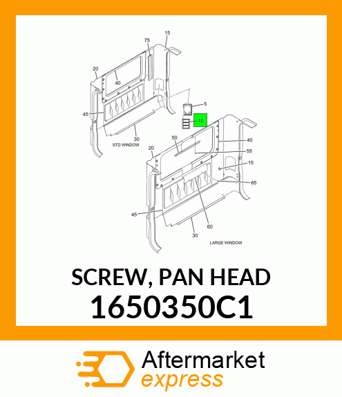 SCREW, PAN HEAD 1650350C1