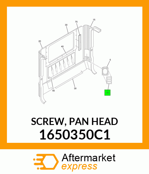 SCREW, PAN HEAD 1650350C1