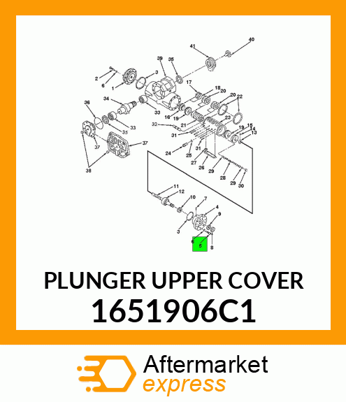 PLUNGER UPPER COVER 1651906C1