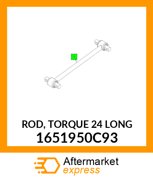 ROD, TORQUE 24" LONG 1651950C93