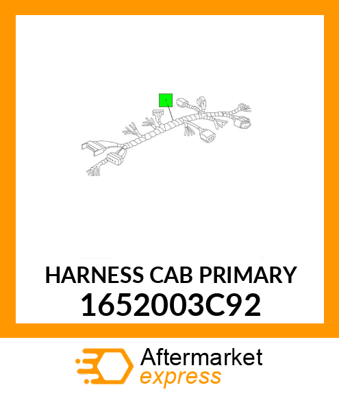 HARNESS CAB PRIMARY 1652003C92