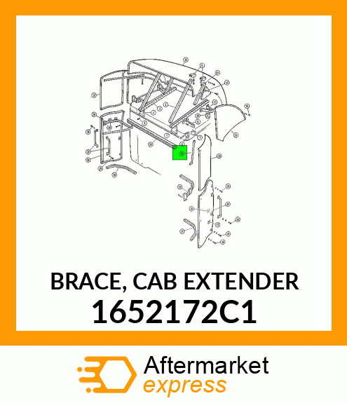 BRACE, CAB EXTENDER 1652172C1