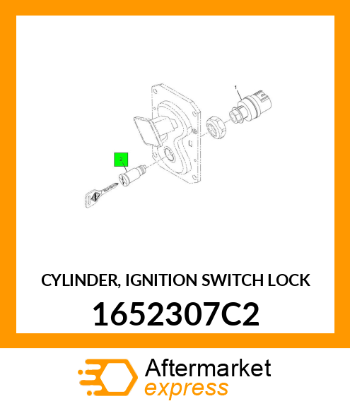 CYLINDER, IGNITION SWITCH LOCK 1652307C2