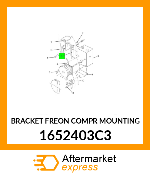 BRACKET FREON COMPR MOUNTING 1652403C3