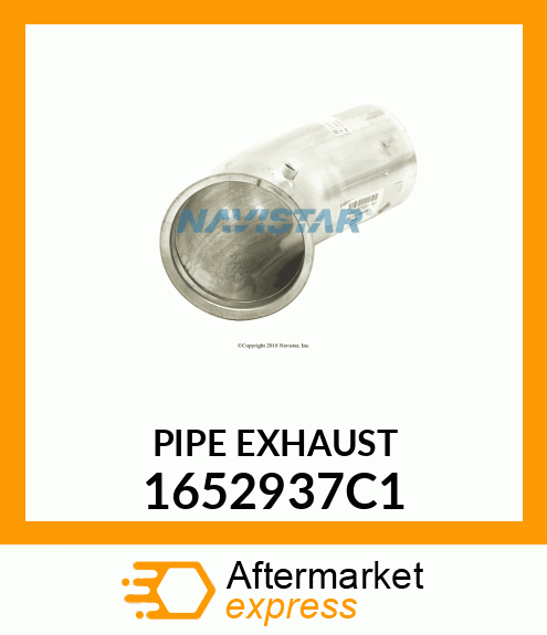 PIPE EXHAUST 1652937C1