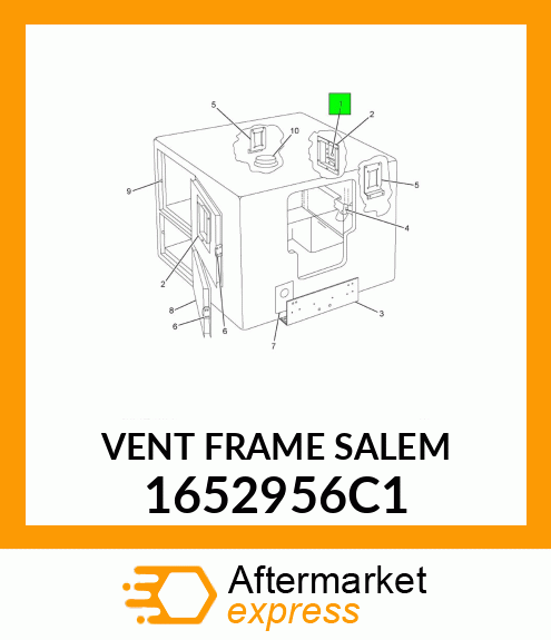 VENT FRAME SALEM 1652956C1