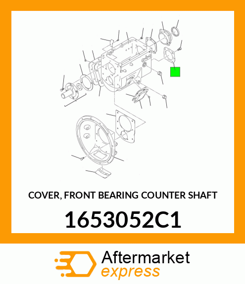 COVER, FRONT BEARING COUNTER SHAFT 1653052C1