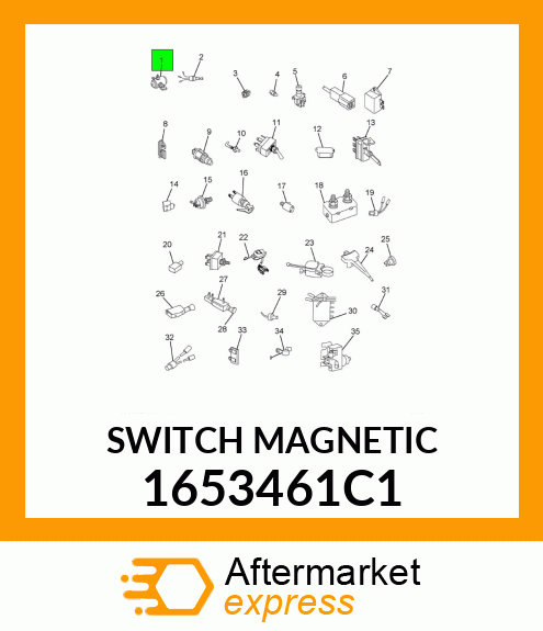 SWITCH MAGNETIC 1653461C1