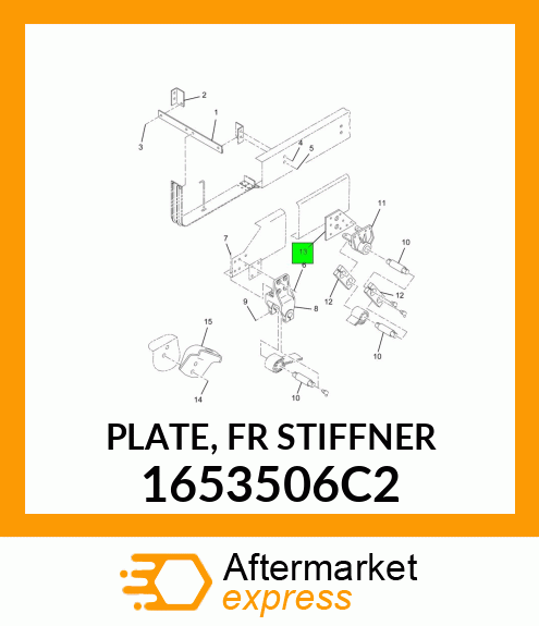 PLATE, FR STIFFNER 1653506C2