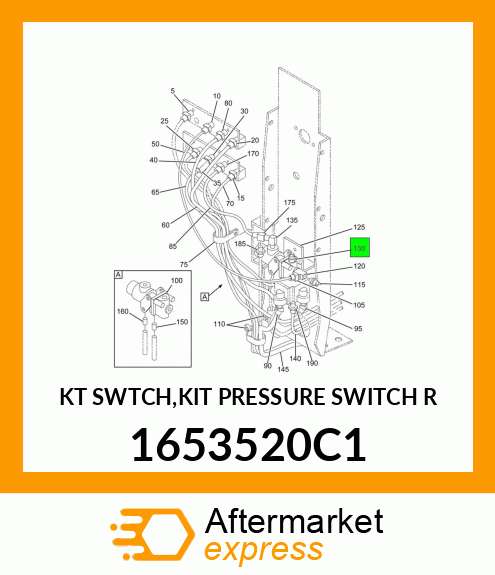 KT SWTCH,KIT PRESSURE SWITCH R 1653520C1