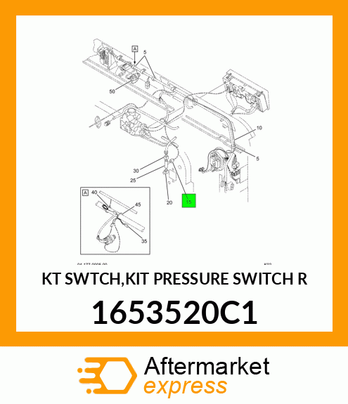 KT SWTCH,KIT PRESSURE SWITCH R 1653520C1