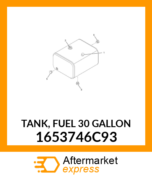 TANK, FUEL 30 GALLON 1653746C93