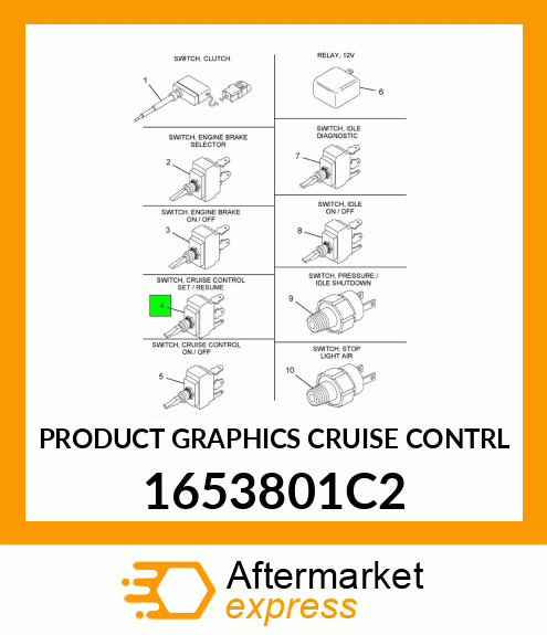 PRODUCT GRAPHICS CRUISE CONTRL 1653801C2