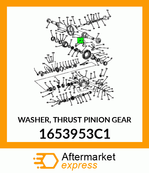 WASHER, THRUST PINION GEAR 1653953C1