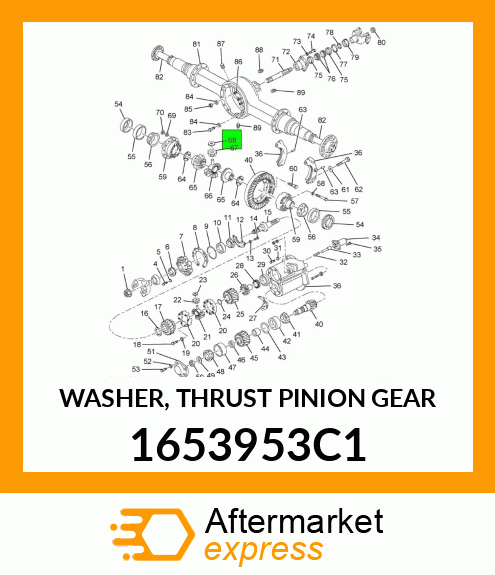 WASHER, THRUST PINION GEAR 1653953C1