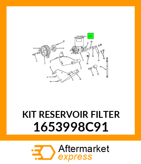 KIT RESERVOIR FILTER 1653998C91