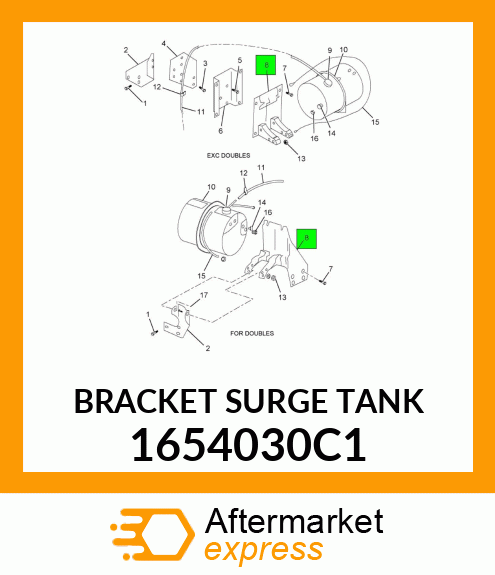 BRACKET SURGE TANK 1654030C1