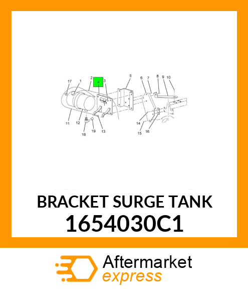 BRACKET SURGE TANK 1654030C1