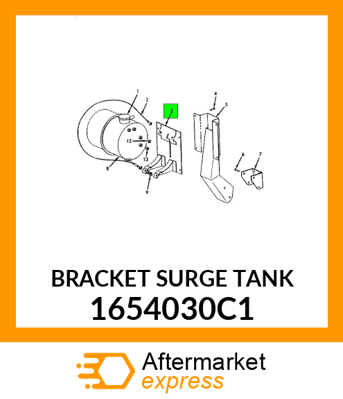 BRACKET SURGE TANK 1654030C1