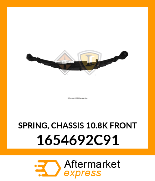 SPRING, CHASSIS 10.8K FRONT 1654692C91