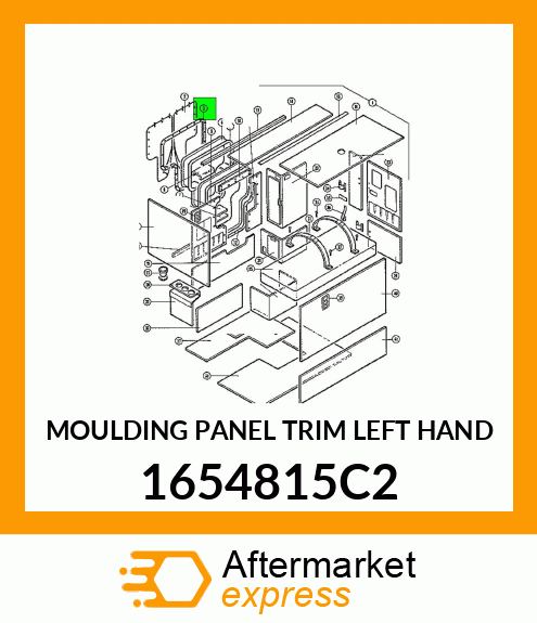 MOULDING PANEL TRIM LEFT HAND 1654815C2