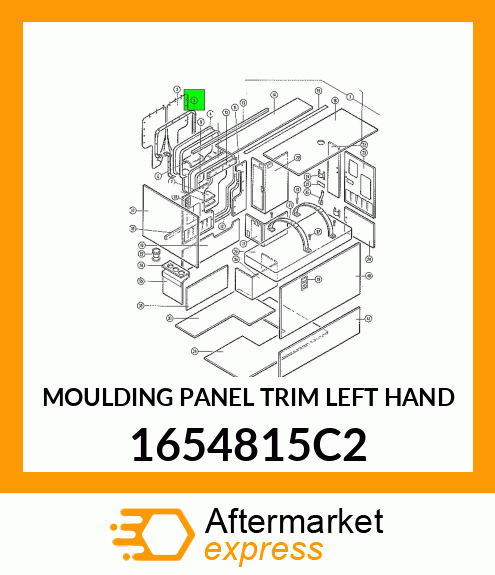 MOULDING PANEL TRIM LEFT HAND 1654815C2