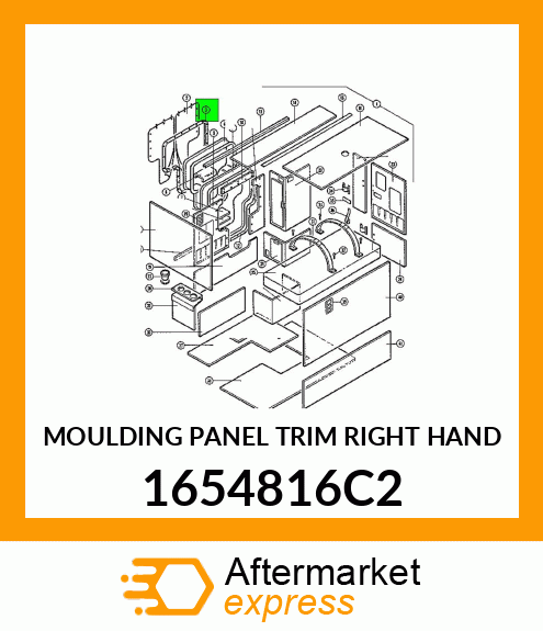 MOULDING PANEL TRIM RIGHT HAND 1654816C2