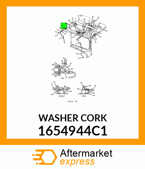 WASHER CORK 1654944C1