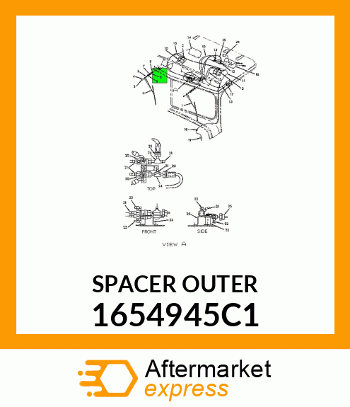 SPACER OUTER 1654945C1