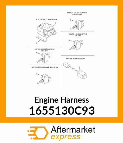 Engine Harness 1655130C93