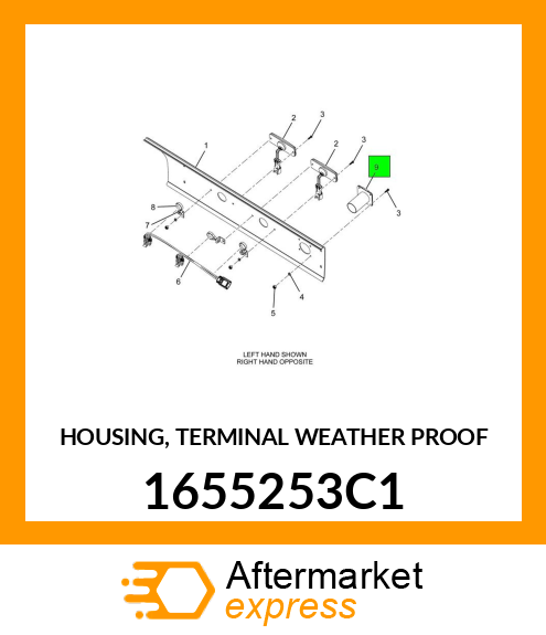 HOUSING, TERMINAL WEATHER PROOF 1655253C1