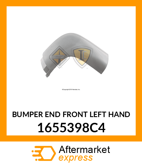 BUMPER END FRONT LEFT HAND 1655398C4