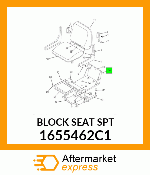 BLOCK SEAT SPT 1655462C1