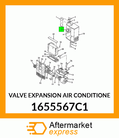 VALVE EXPANSION AIR CONDITIONE 1655567C1