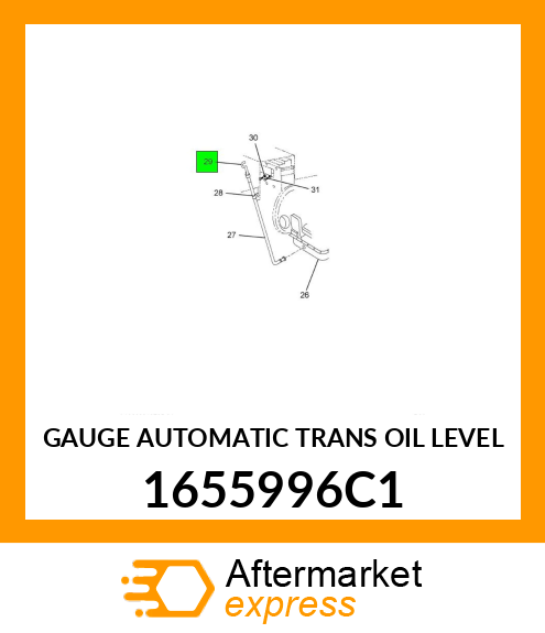 GAUGE AUTOMATIC TRANS OIL LEVEL 1655996C1