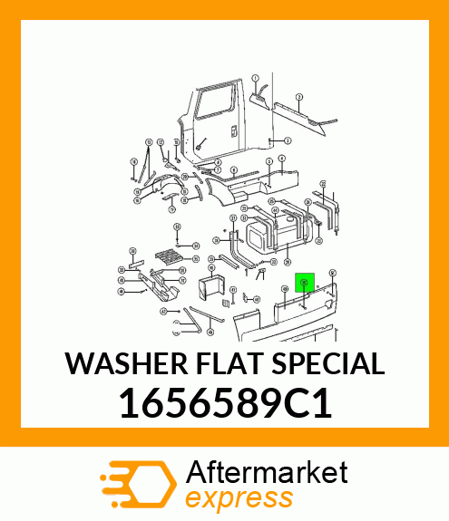 WASHER FLAT SPECIAL 1656589C1