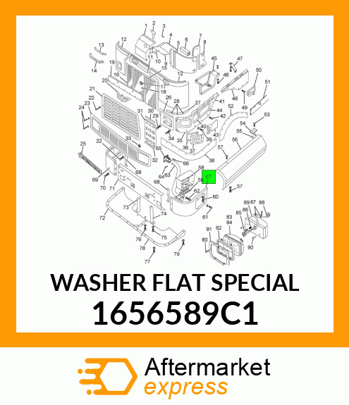 WASHER FLAT SPECIAL 1656589C1