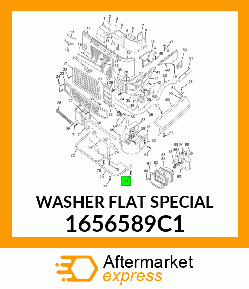 WASHER FLAT SPECIAL 1656589C1