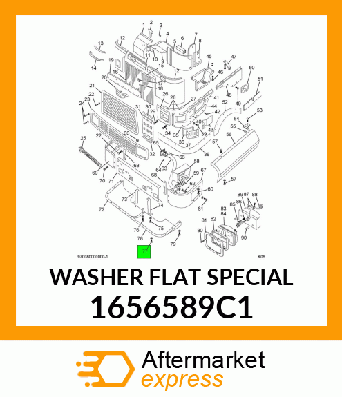 WASHER FLAT SPECIAL 1656589C1